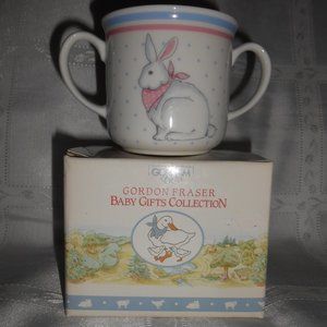 Vintage Gorham Gordon Fraser Baby Gifts Collection Double Handle Mug